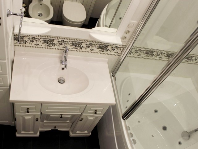 отделка ванной комнаты с совмещенным санузлом